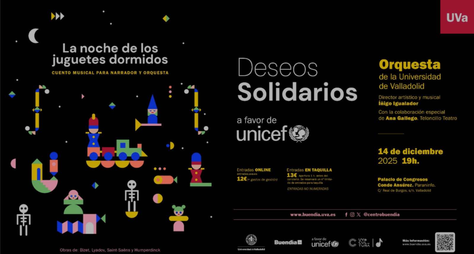 Concierto Deseos Solidarios a favor de Unicef